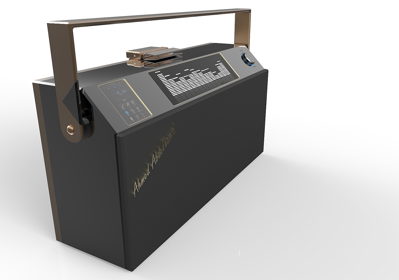 Metal，texture，icspeaker，loudspeaker box，industrial design，